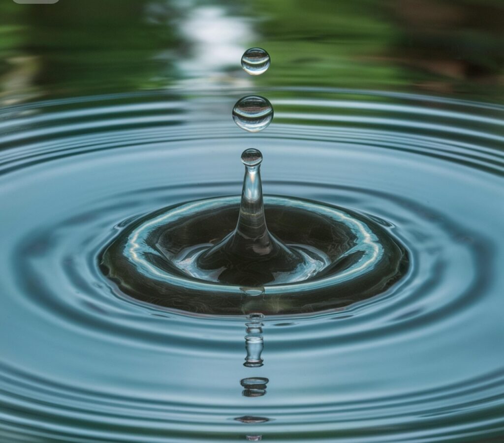 Bild von Wassertropfen