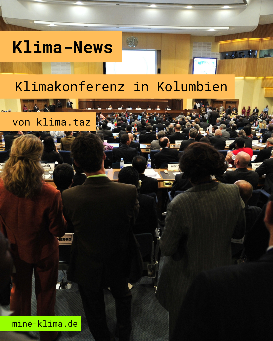 Klima-News: Klimakonferenz in Kolumbien