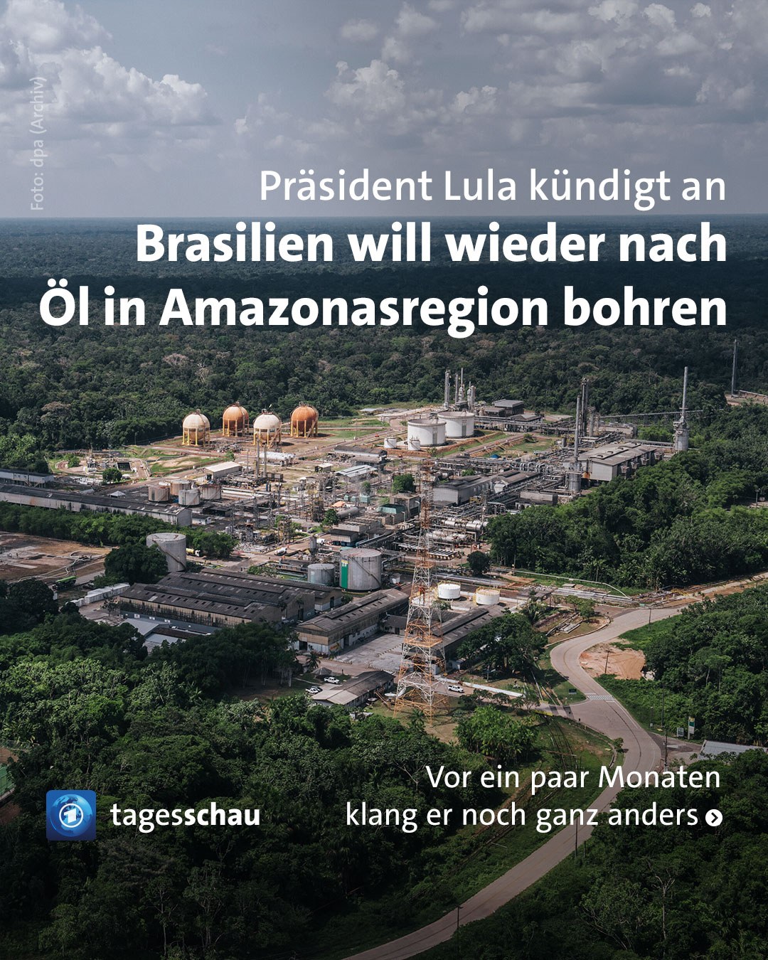 @tagesschau: Brasilien will wieder nach Öl in Amazonasregion bohren