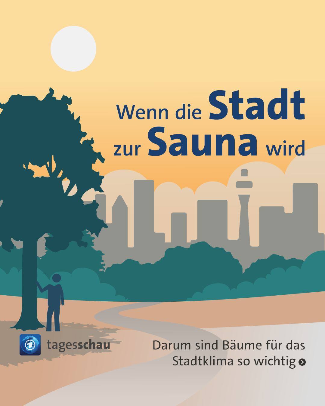 @tagesschau: Wenn die Stadt zur Sauna wird