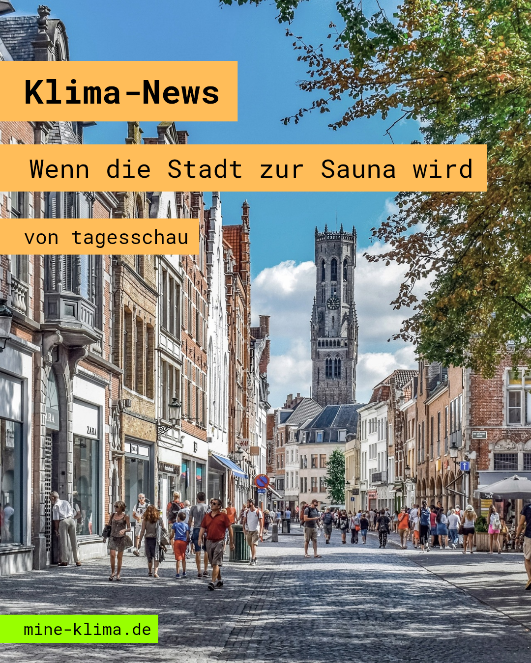 Klima-News: Wenn die Stadt zur Sauna wird