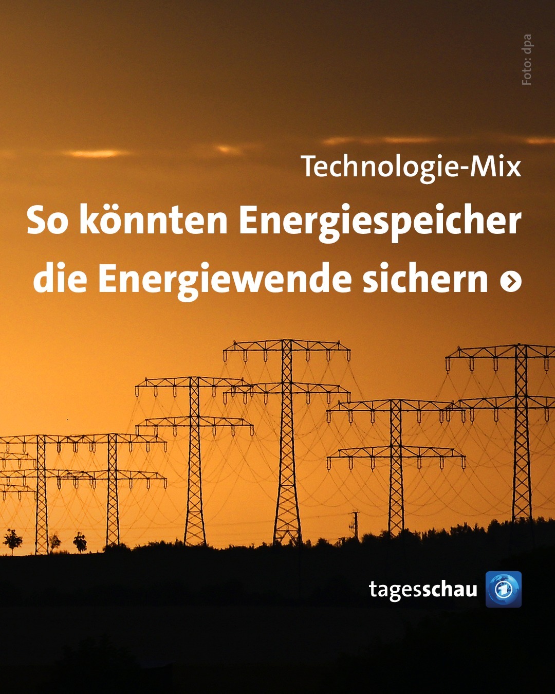 @tagesschau: So könnten Energiespeicher die Energiewende sichern