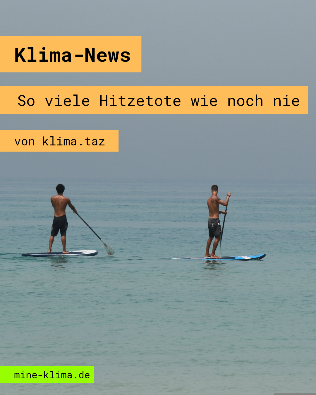 Klima-News: So viele Hitzetote wie noch nie