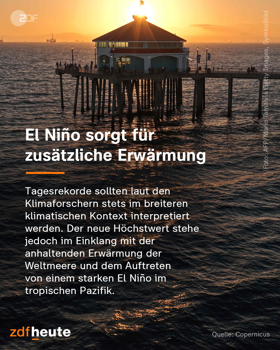 @zdfheute: El Nino sorgt für zusätzliche Erwärmung