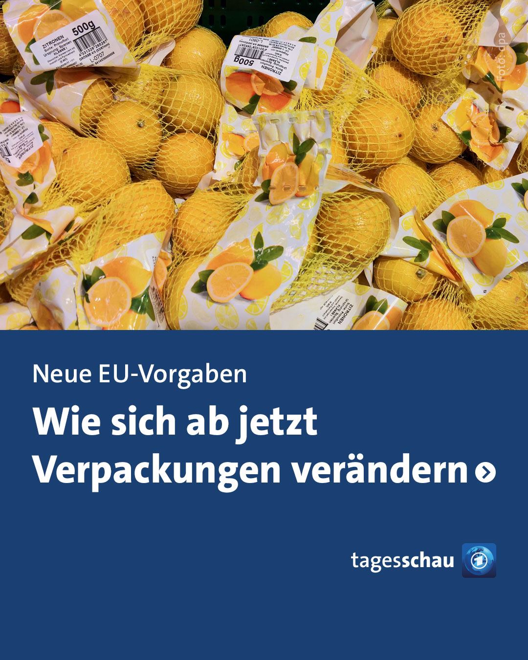 @tagesschau: Wie sich ab jetzt Verpackungen verändern
