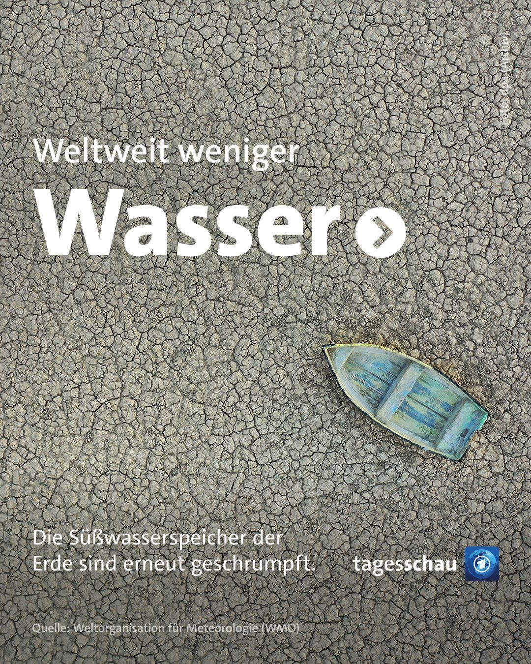 @tagesschau: Weltweit weniger Wasser